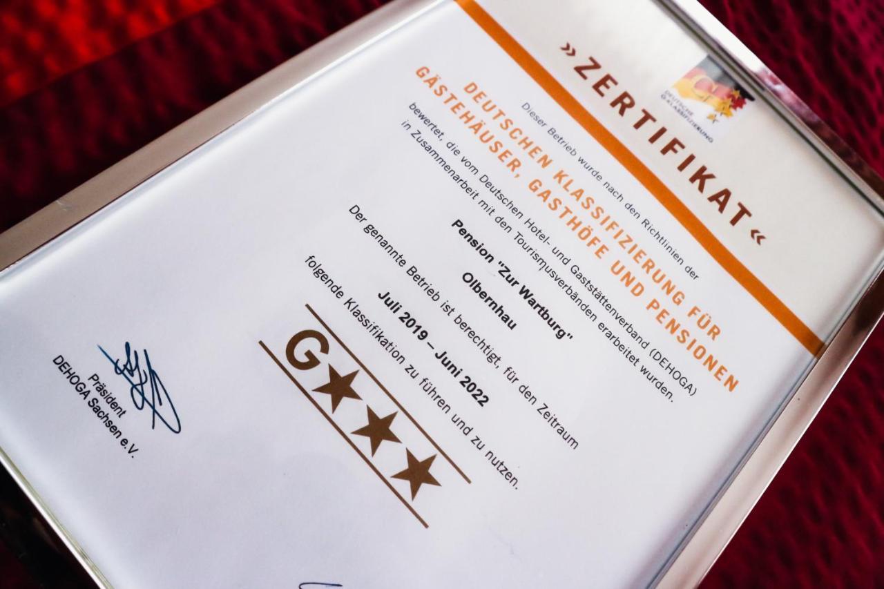 Pension Zur Wartburg Olbernhau Kültér fotó